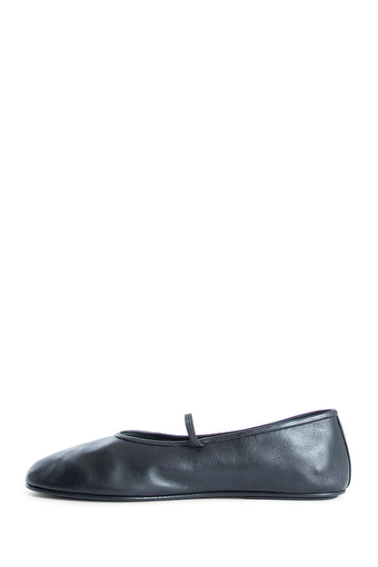 THE ROW WOMAN BLACK FLATS