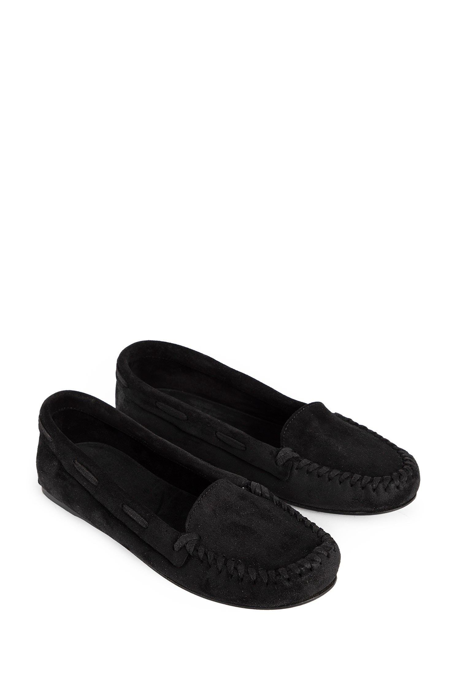 THE ROW WOMAN BLACK LOAFERS & FLATS