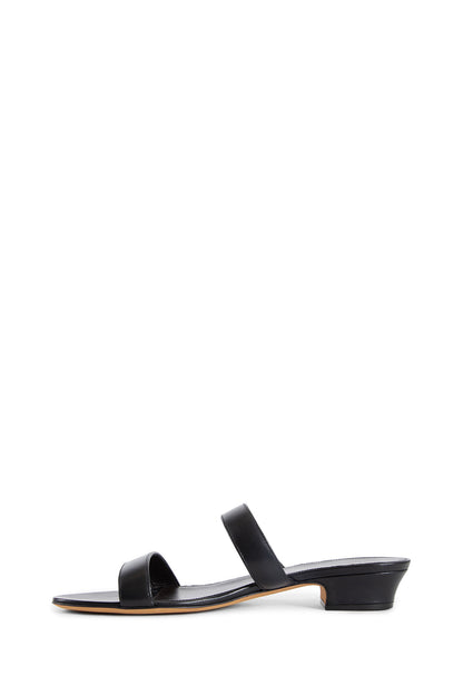 THE ROW WOMAN BLACK SANDALS & SLIDES