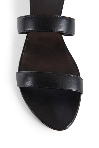 THE ROW WOMAN BLACK SANDALS & SLIDES