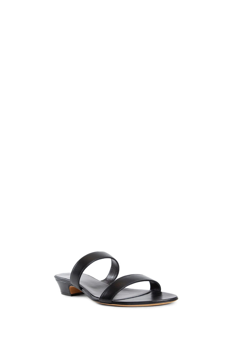 THE ROW WOMAN BLACK SANDALS & SLIDES