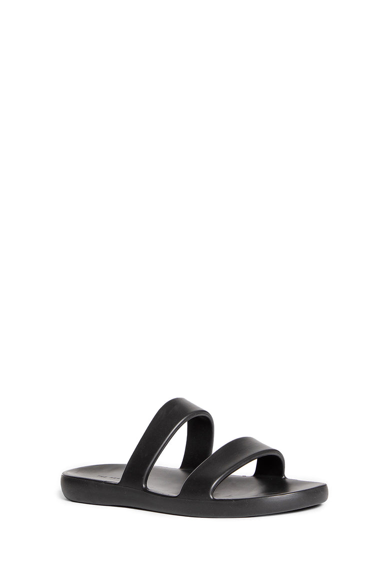 THE ROW WOMAN BLACK SANDALS & SLIDES