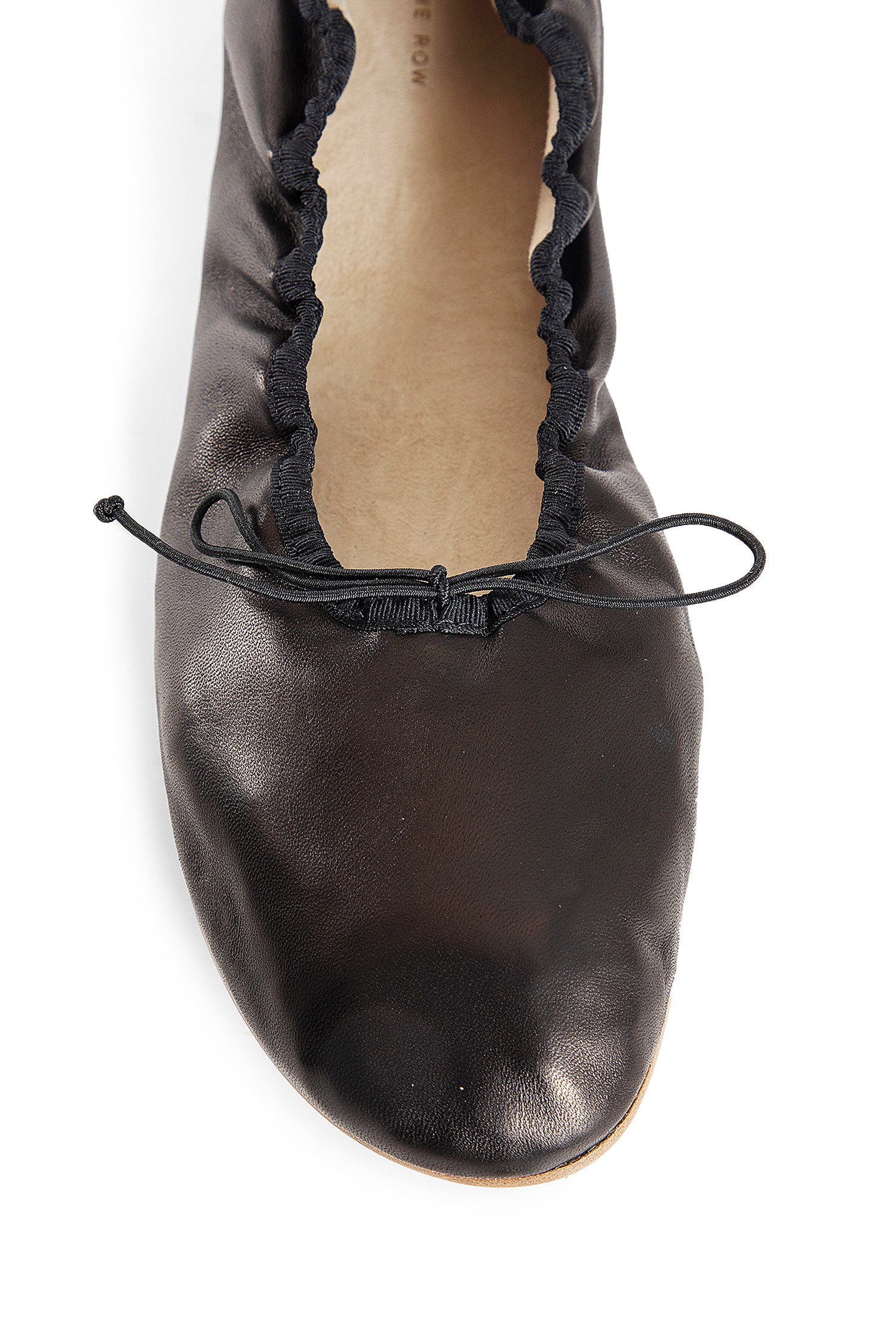 THE ROW WOMAN BLACK FLATS