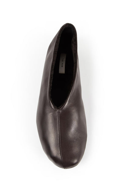 Stella Slippers in Leather and Shearling