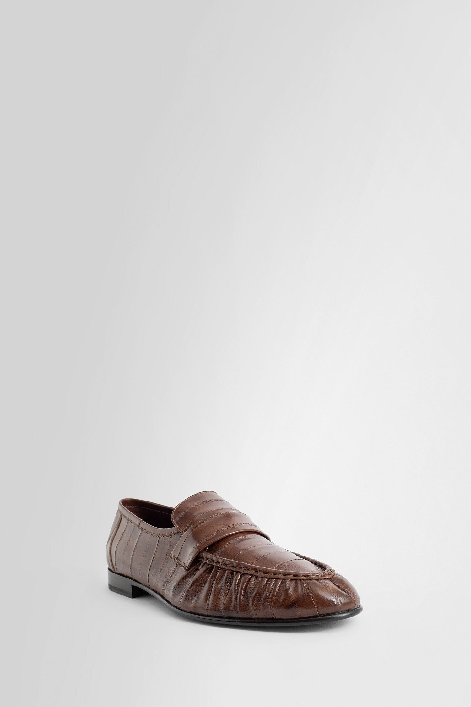 THE ROW MAN BROWN LOAFERS