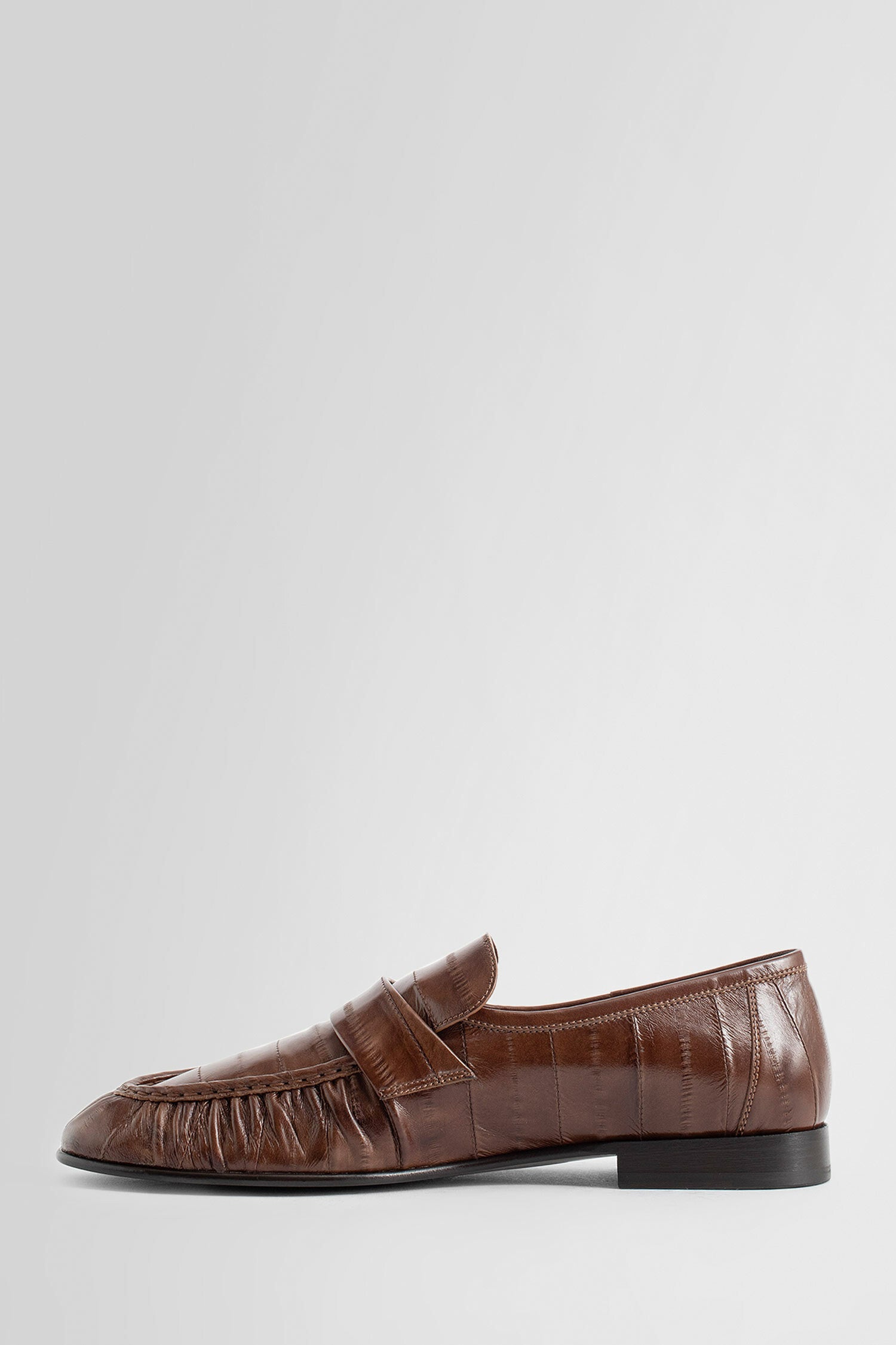 THE ROW MAN BROWN LOAFERS