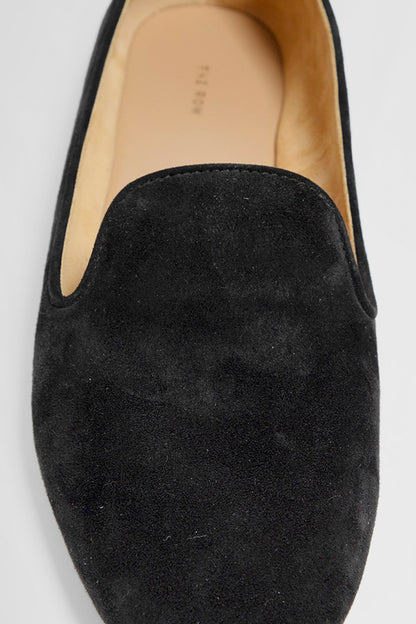THE ROW MAN BLACK LOAFERS