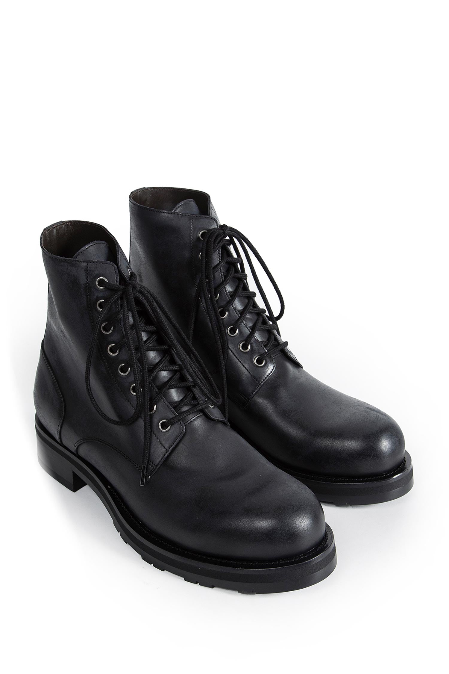 Lug Sole Lace-Up Boots