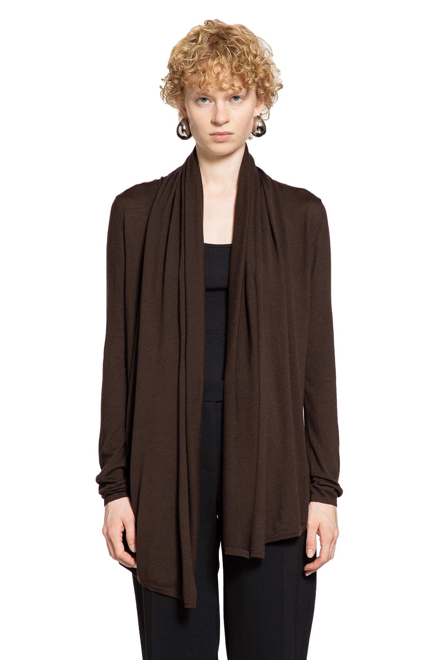 PETAR PETROV WOMAN BLACK KNITWEAR