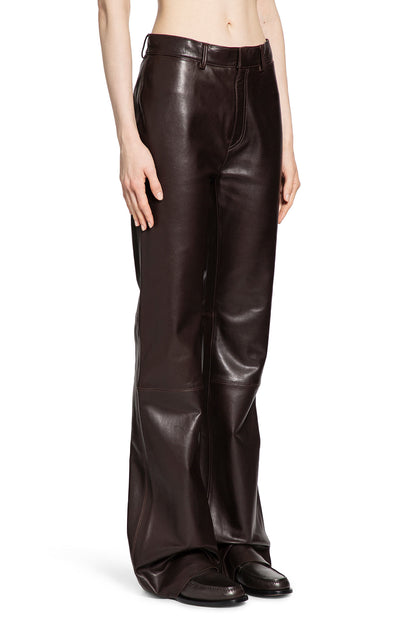 PETAR PETROV WOMAN BROWN TROUSERS