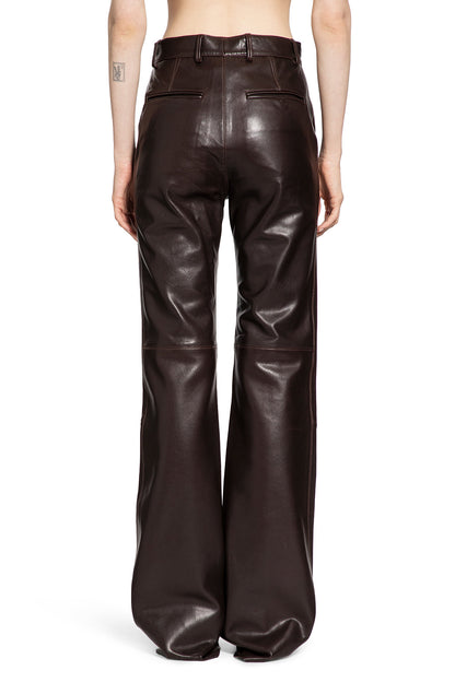 PETAR PETROV WOMAN BROWN TROUSERS