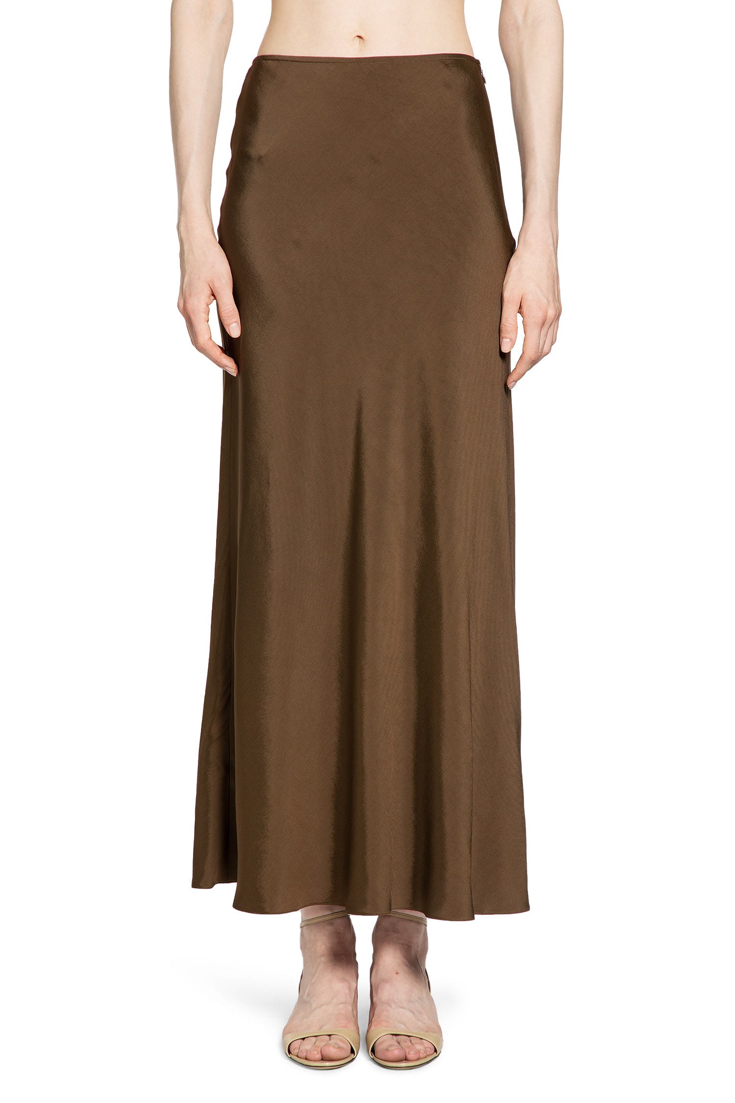 PETAR PETROV WOMAN BROWN SKIRTS
