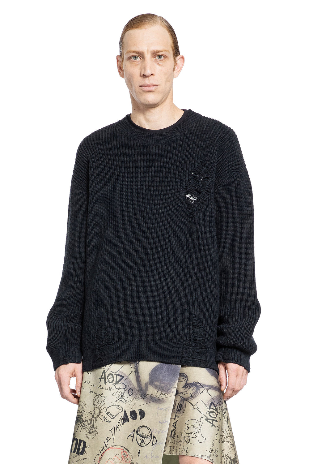 AN OTHER DATE MAN BLACK KNITWEAR