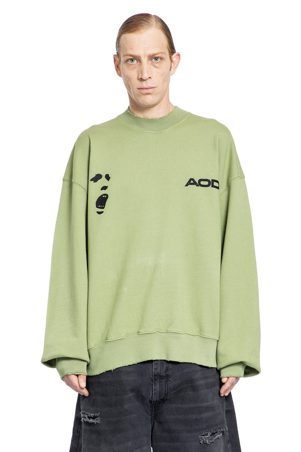 AN OTHER DATE MAN GREEN SWEATSHIRTS