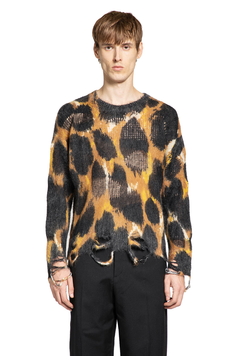 Maxi Leopard Jacquard Knit Sweater