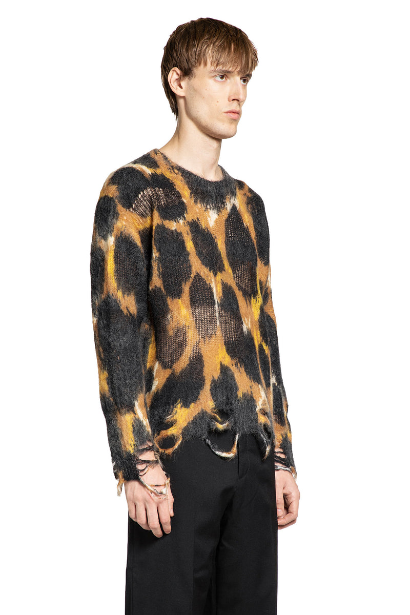 Maxi Leopard Jacquard Knit Sweater