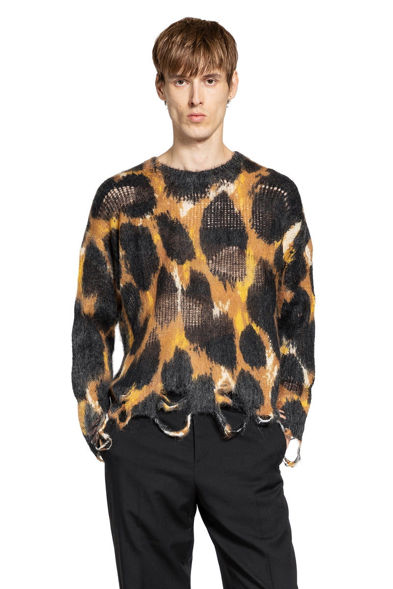 Maxi Leopard Jacquard Knit Sweater