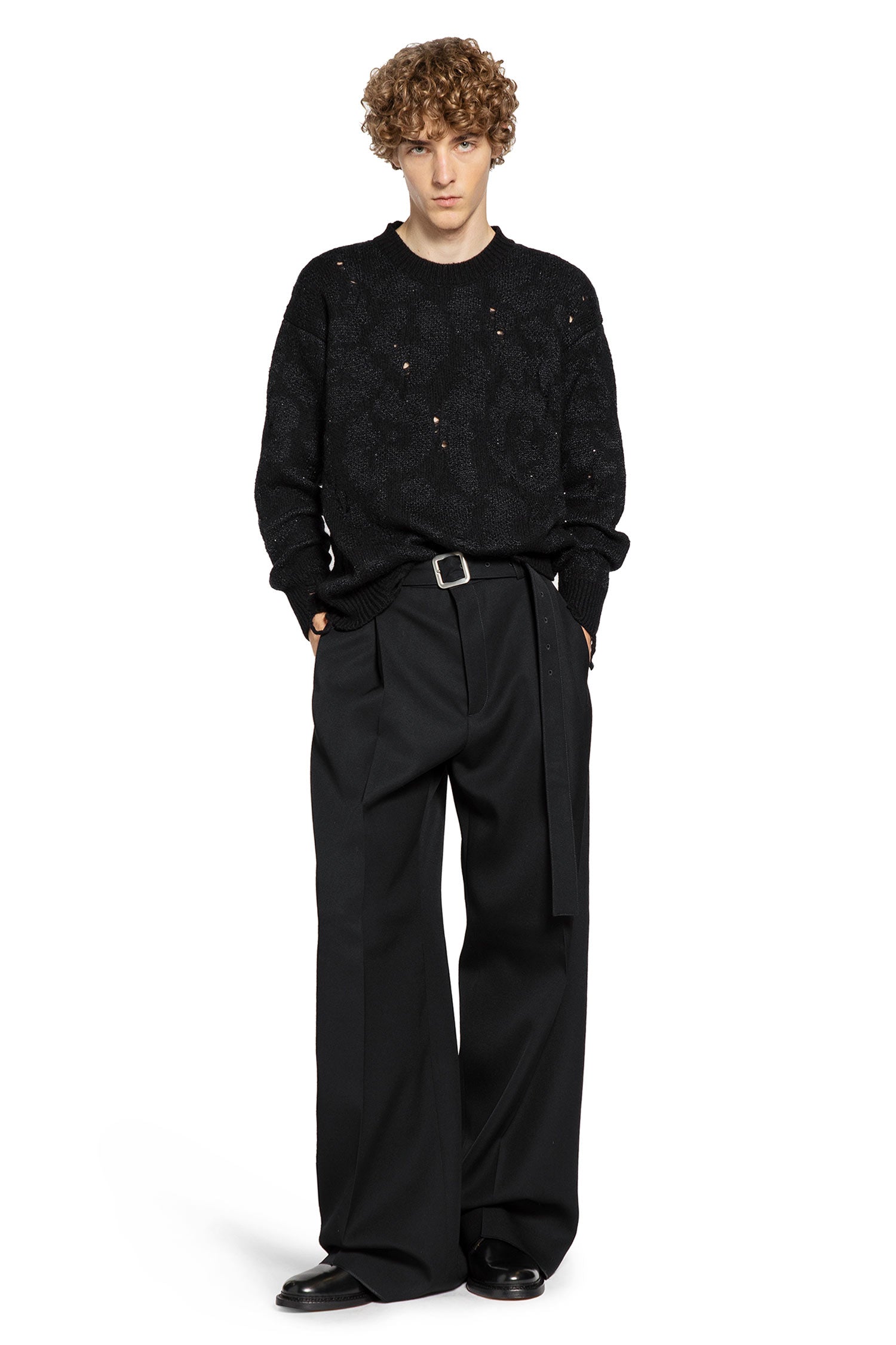LANEUS MAN BROWN KNITWEAR