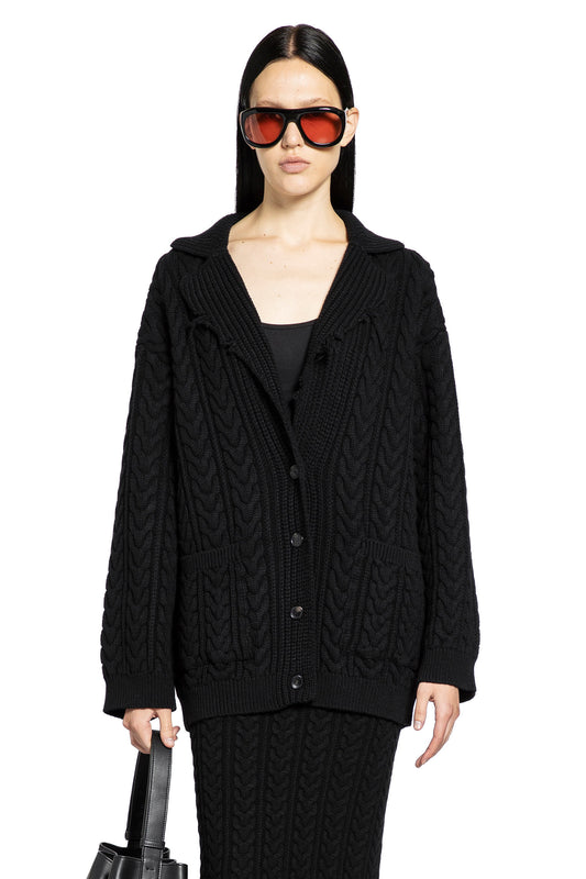 LANEUS WOMAN BLACK KNITWEAR
