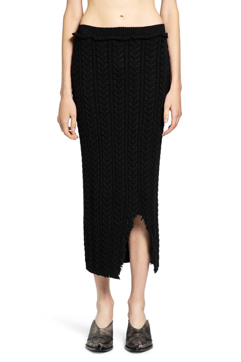 Knit Skirt with Slit