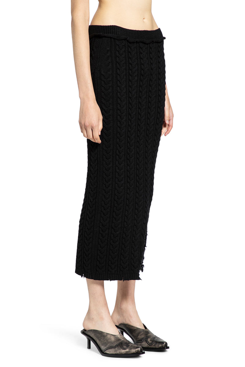 Knit Skirt with Slit