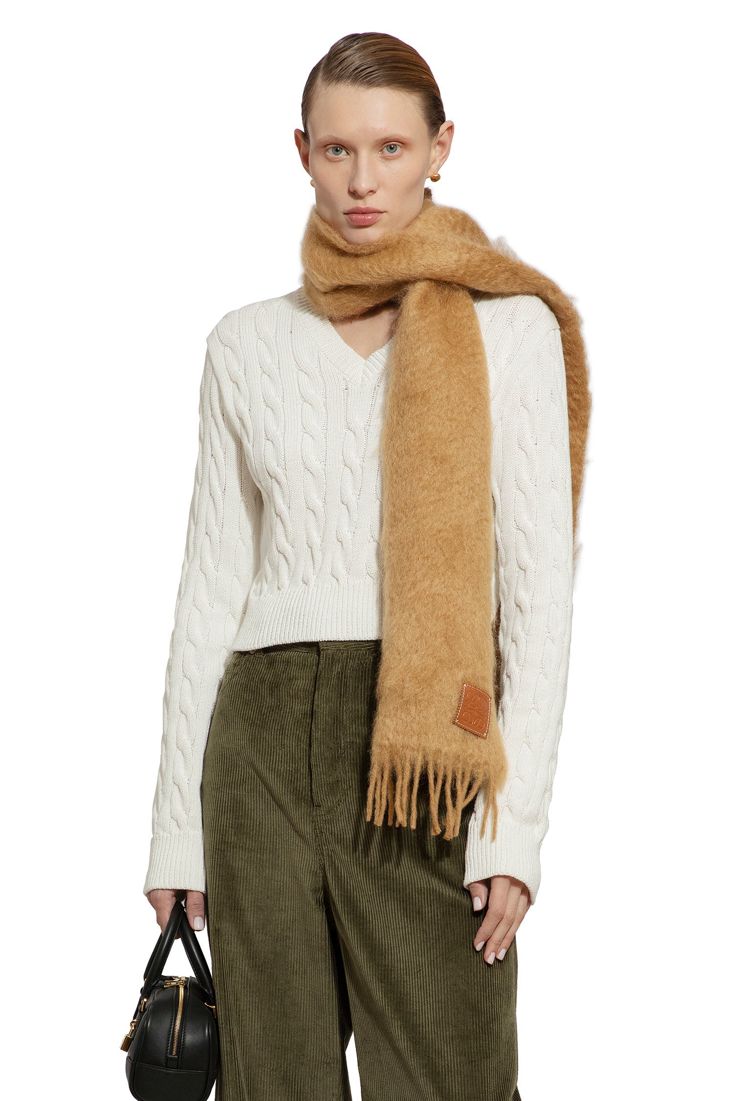 LOEWE UNISEX BROWN SCARVES