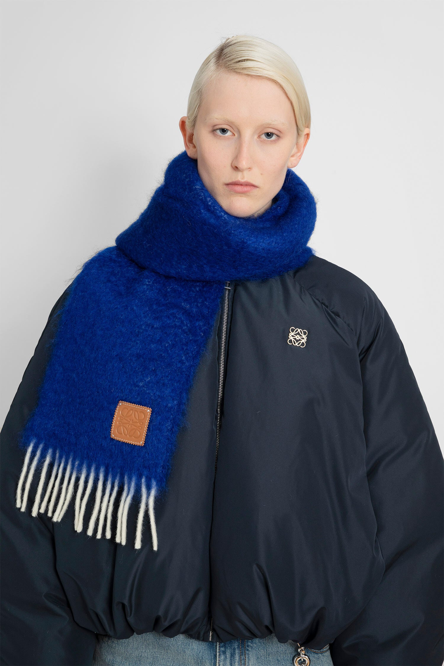 LOEWE UNISEX BLUE SCARVES