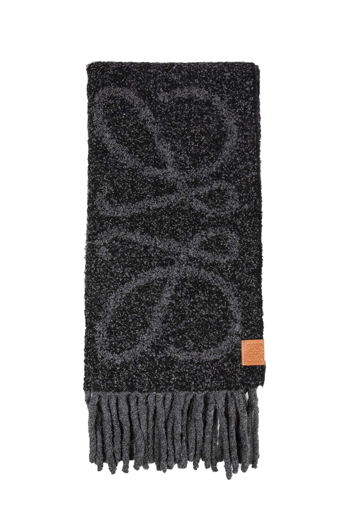 Anagram scarf in alpaca and wool