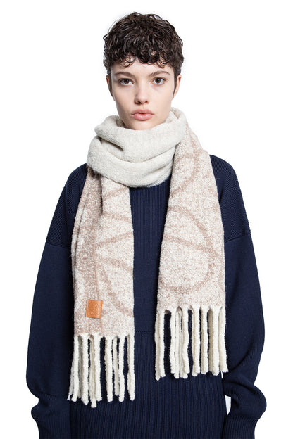 LOEWE WOMAN BEIGE SCARVES