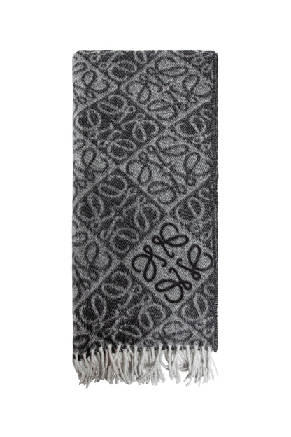 LOEWE WOMAN GREY SCARVES