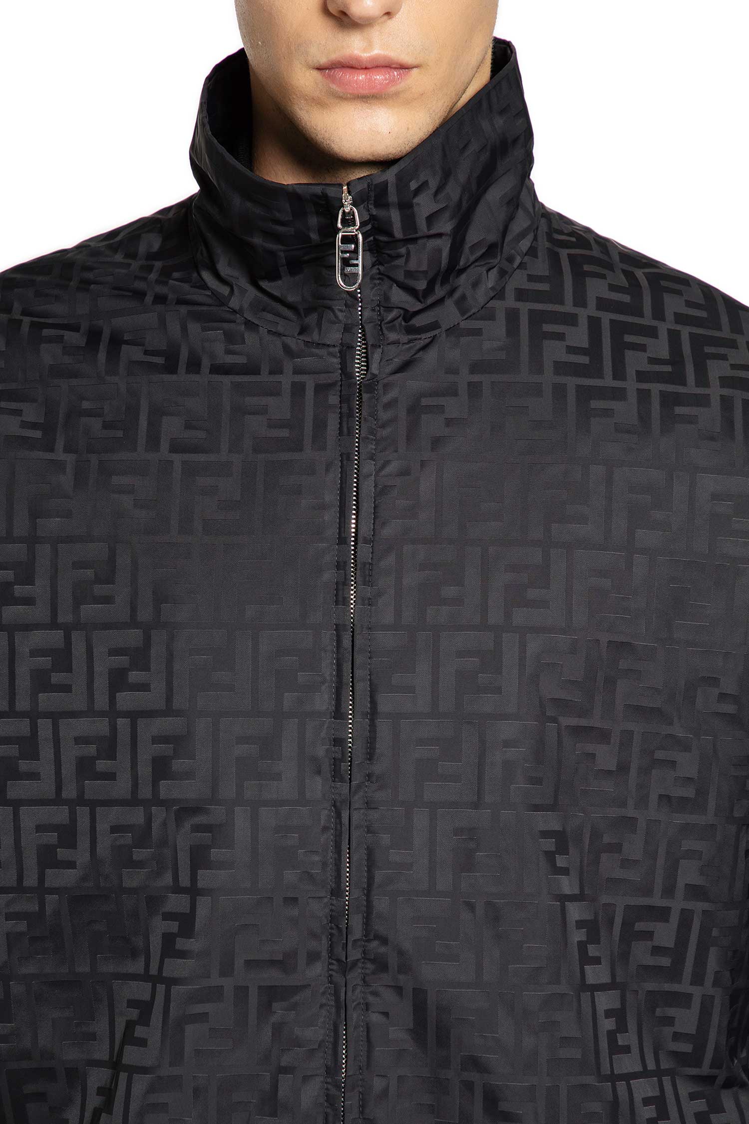 FENDI MAN BLACK JACKETS
