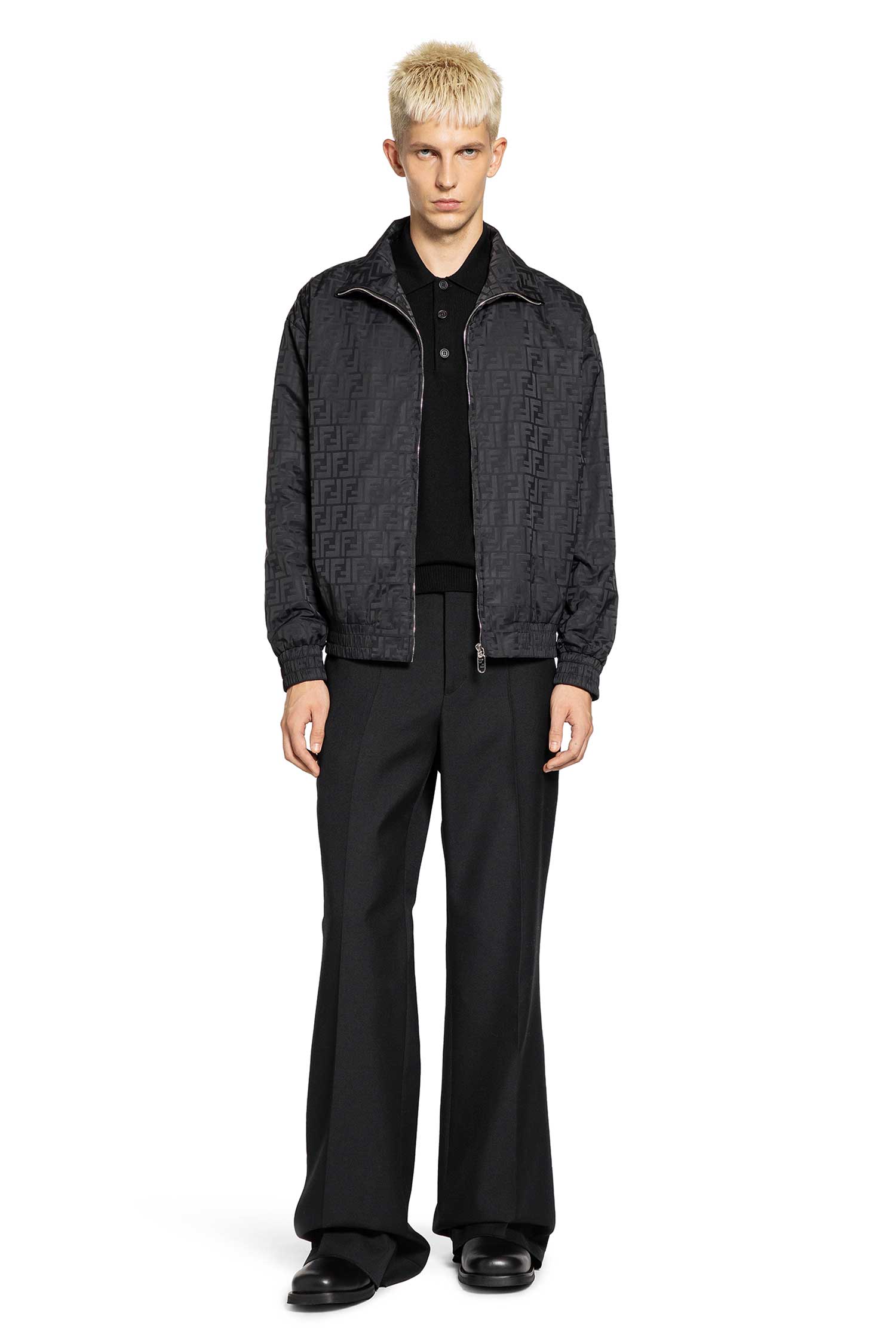 FENDI MAN BLACK JACKETS