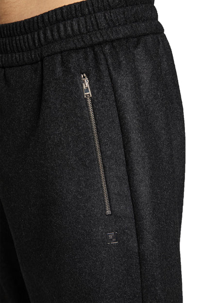 FENDI MAN BLACK TROUSERS