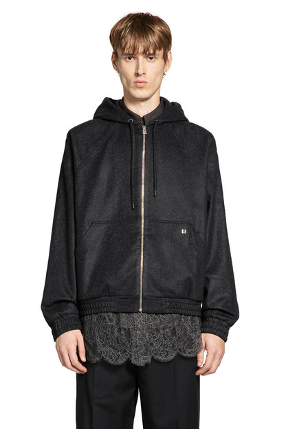 Cashmere Zip-Up Hoodie