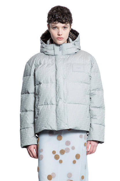 FENDI WOMAN BLUE JACKETS