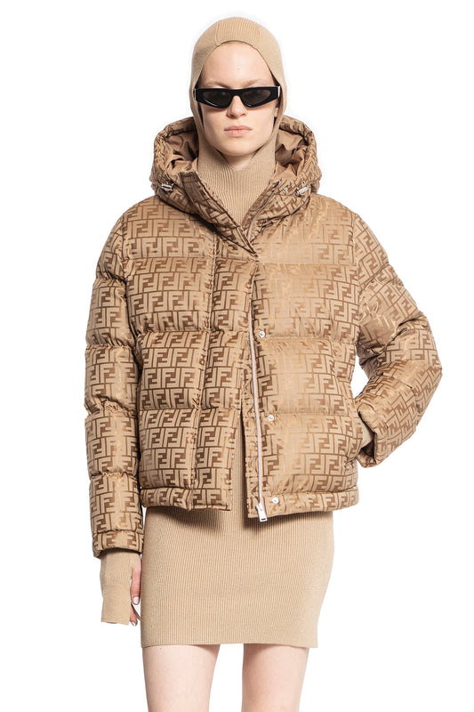 FENDI WOMAN BEIGE JACKETS