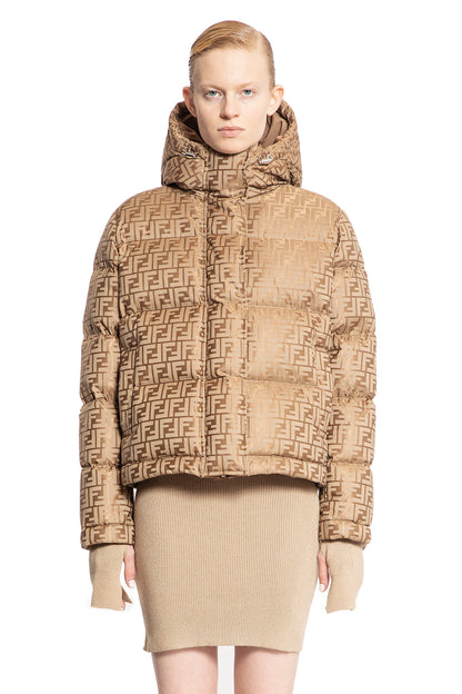 FENDI WOMAN BEIGE JACKETS