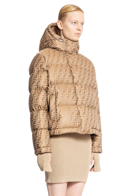 FENDI WOMAN BEIGE JACKETS