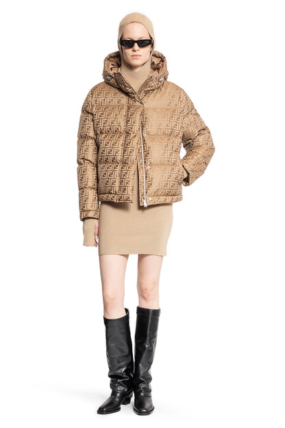 FENDI WOMAN BEIGE JACKETS