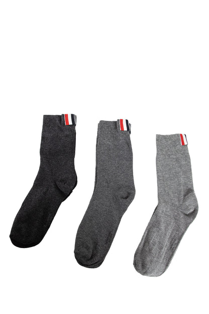 THOM BROWNE WOMAN GREY SOCKS