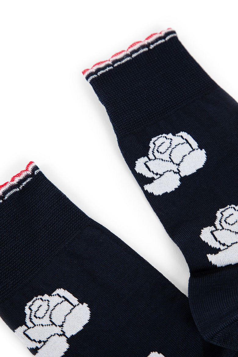 THOM BROWNE WOMAN BLUE SOCKS