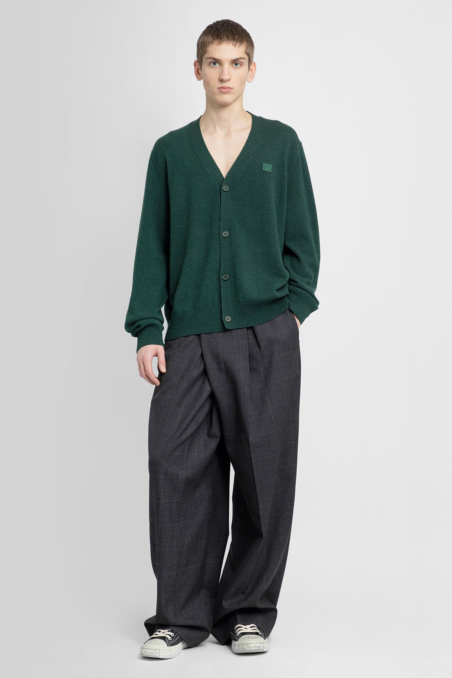 ACNE STUDIOS MAN GREEN KNITWEAR - ACNE STUDIOS - KNITWEAR | Antonioli