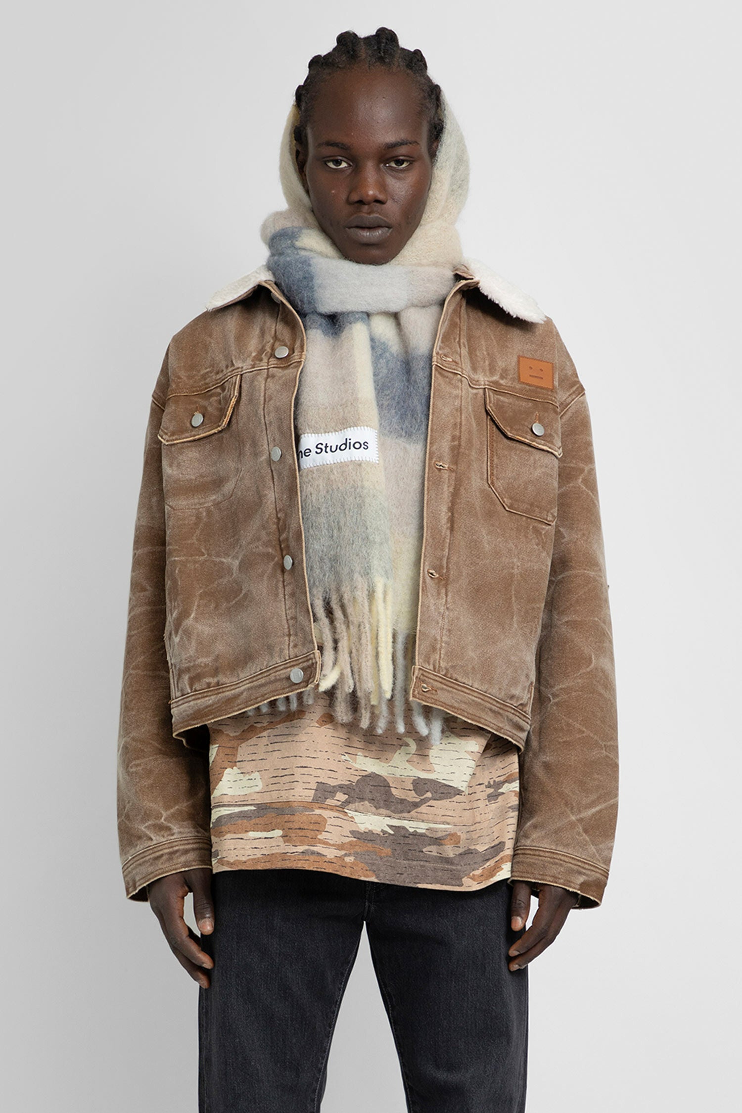 ACNE STUDIOS MAN BROWN JACKETS