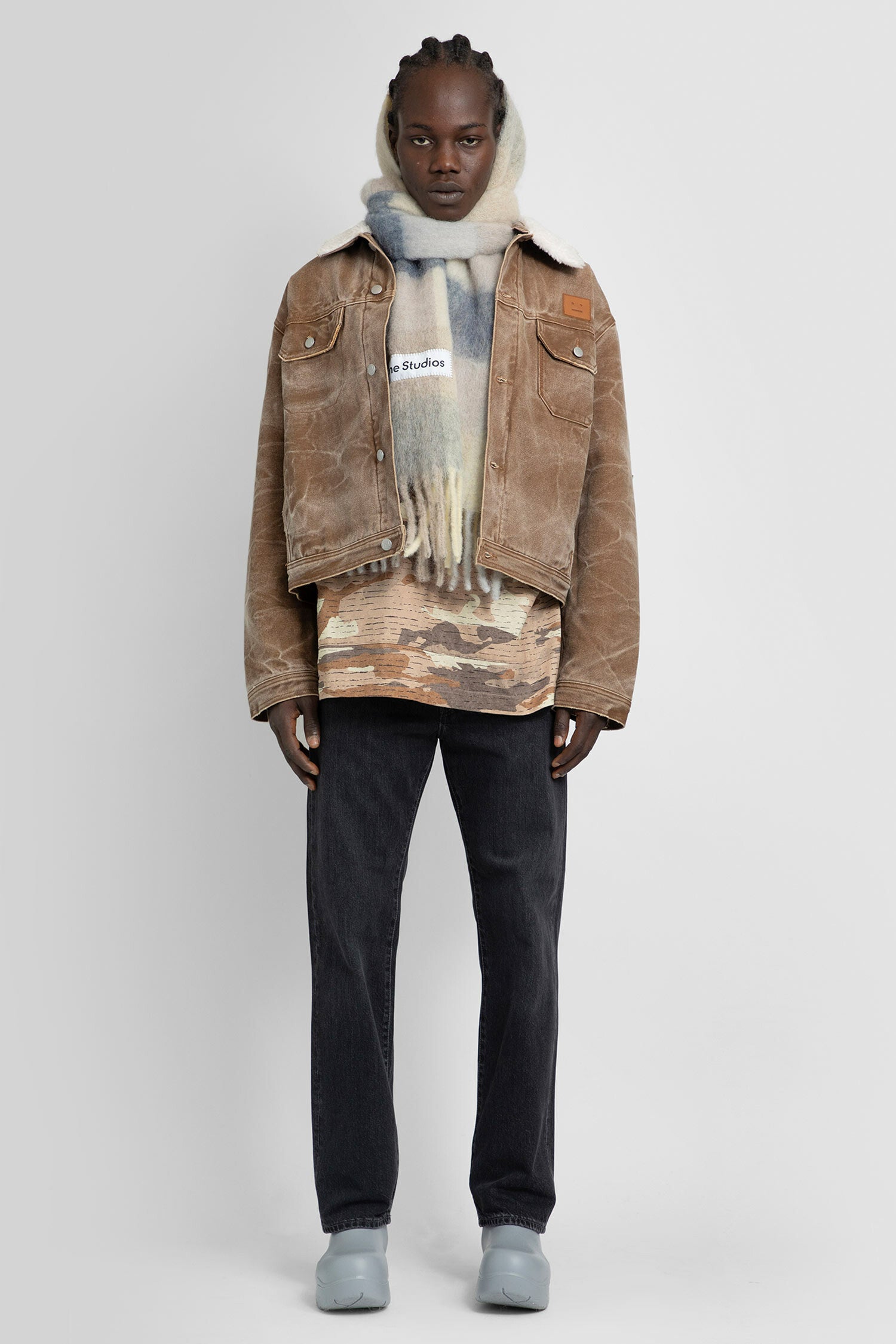 ACNE STUDIOS MAN BROWN JACKETS