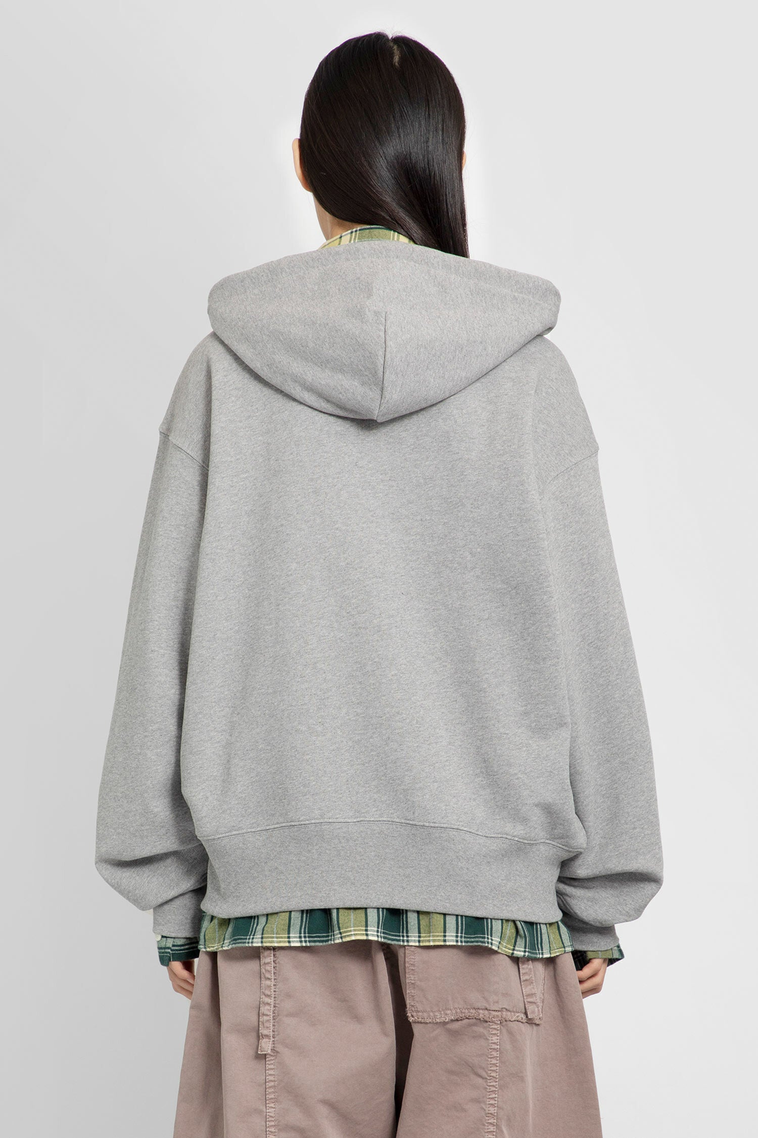 ACNE STUDIOS WOMAN GREY SWEATSHIRTS