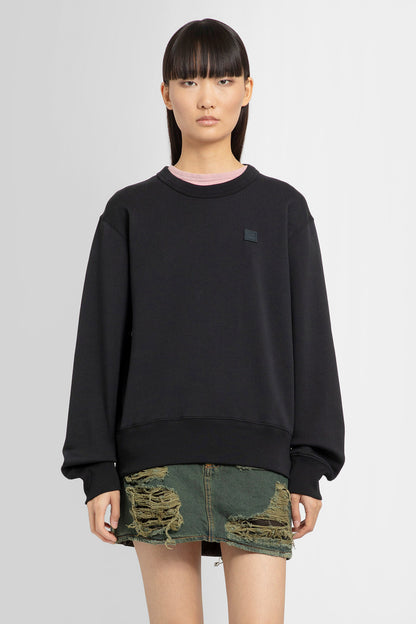 ACNE STUDIOS WOMAN BLACK SWEATSHIRTS