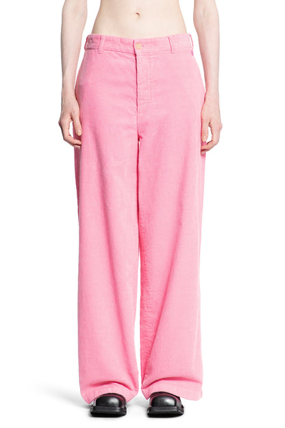 ACNE STUDIOS WOMAN PINK TROUSERS