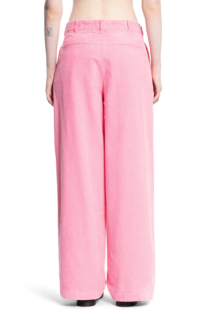 ACNE STUDIOS WOMAN PINK TROUSERS