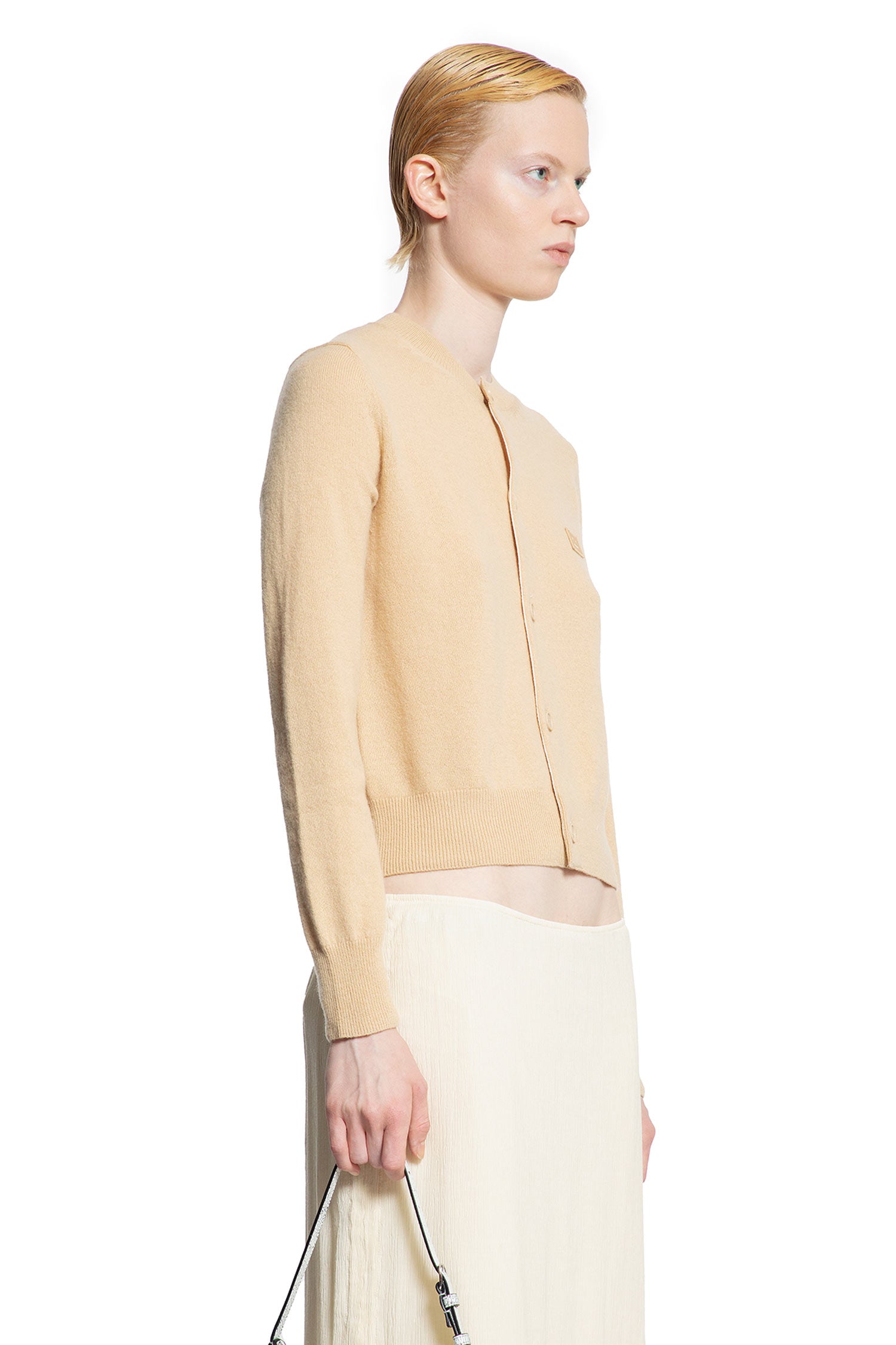 ACNE STUDIOS WOMAN BEIGE KNITWEAR