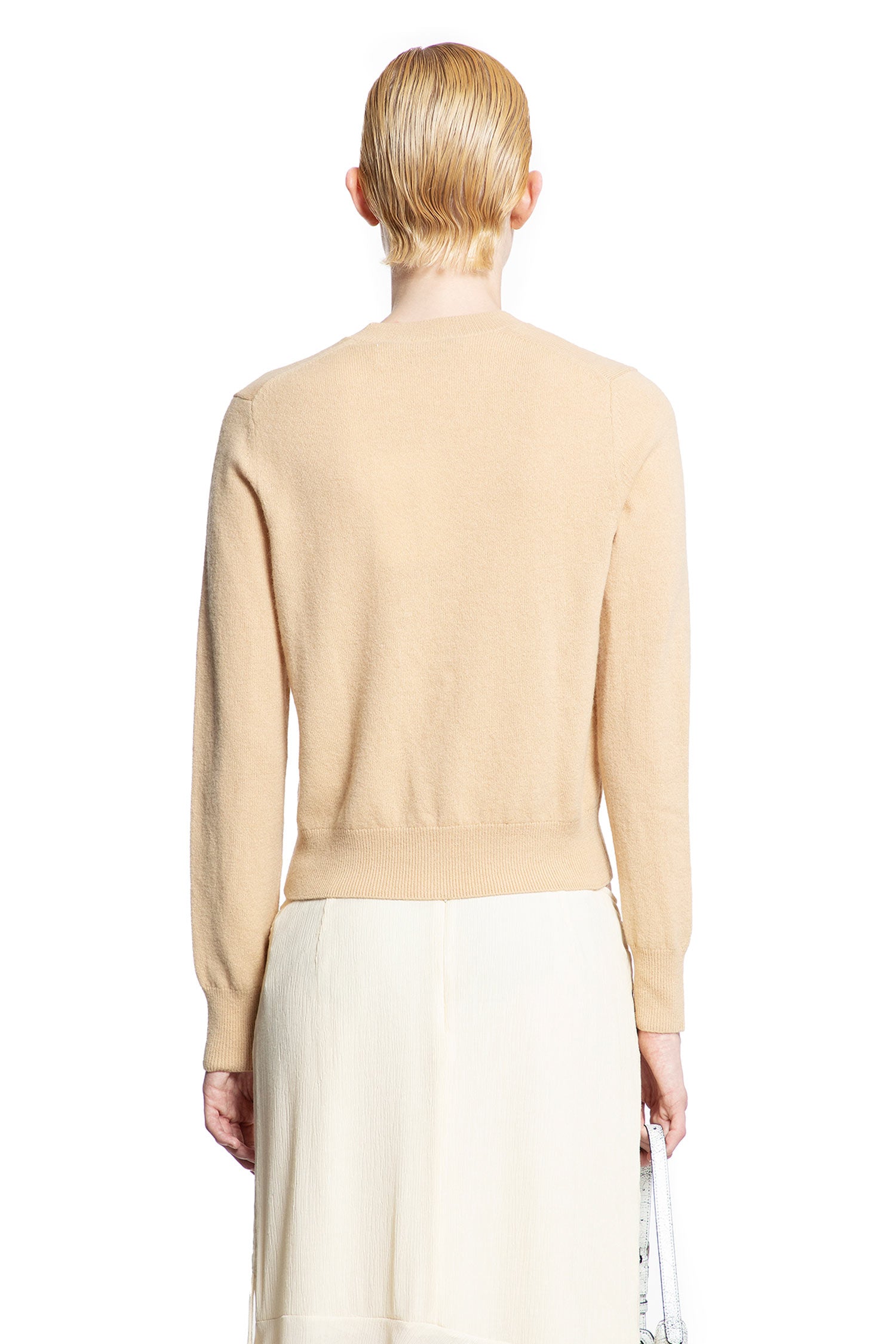 ACNE STUDIOS WOMAN BEIGE KNITWEAR